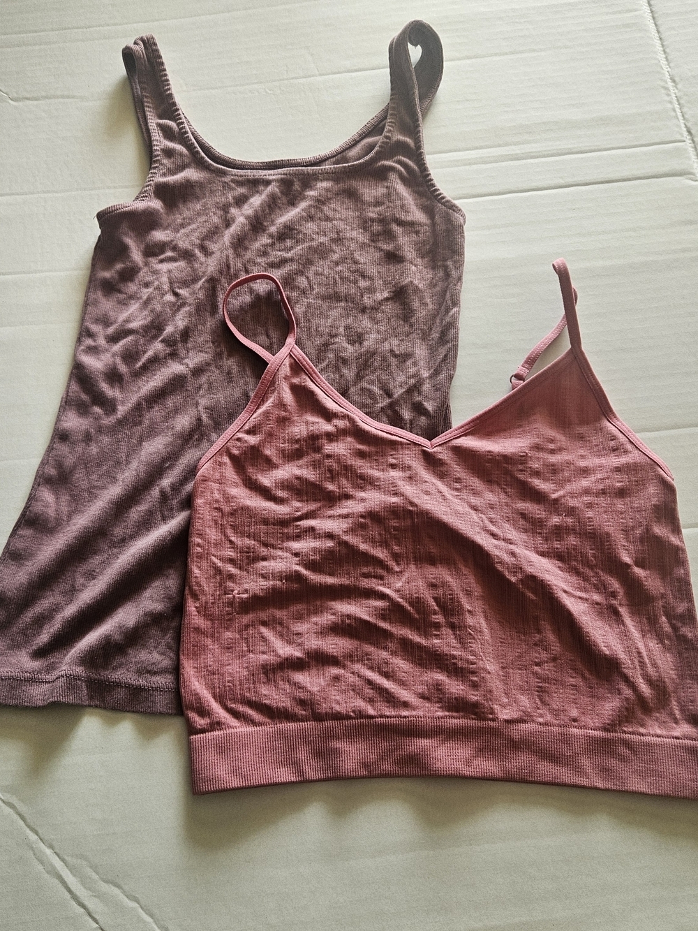 Arizona Jean Company Women’s Camisole Duo — Rose & Mauve